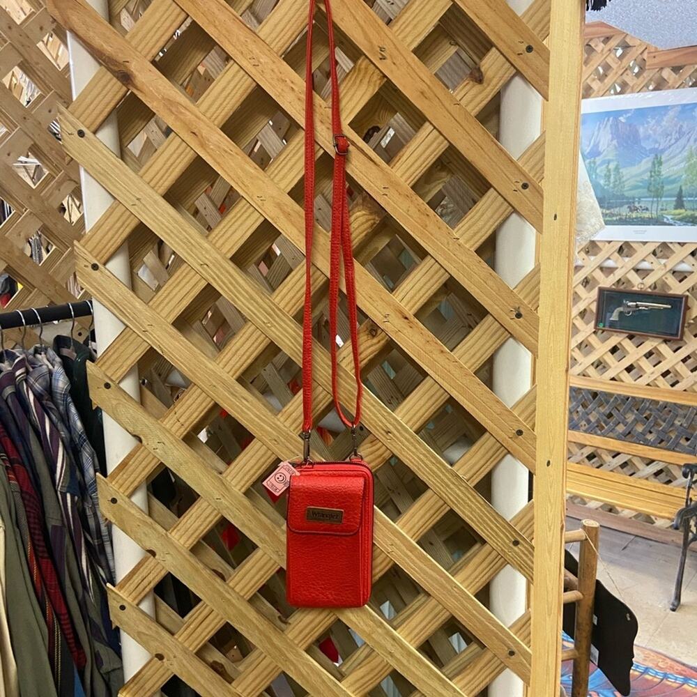 Red Crossbody Phone Bag‎